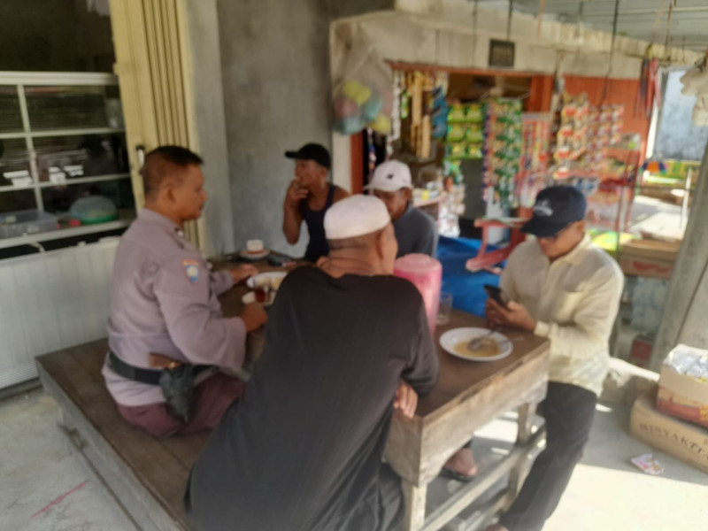 Polsek Keritang Cegah Timbulnya Potensi Konflik Jelang Pilkada Damai 2024