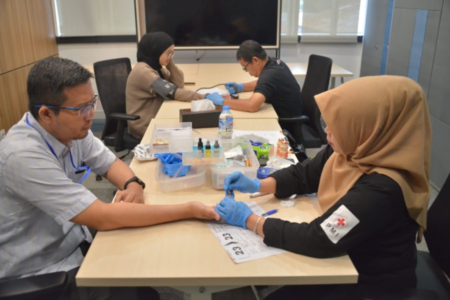Budayakan Pola Hidup Sehat di Lingkungan Perusahaan, PDC Gelar Donor Darah dan Pemeriksaan Kesehatan