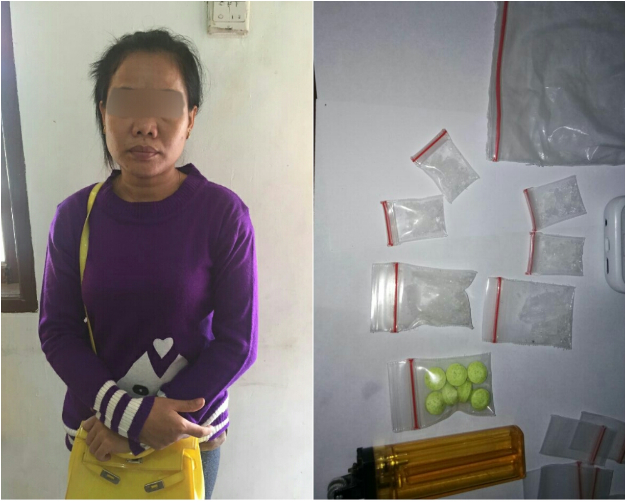 Miliki Narkoba, Seorang Wanita Penghuni Kontrakan di Simpang IV Belilas, Inhu Ditangkap Polisi