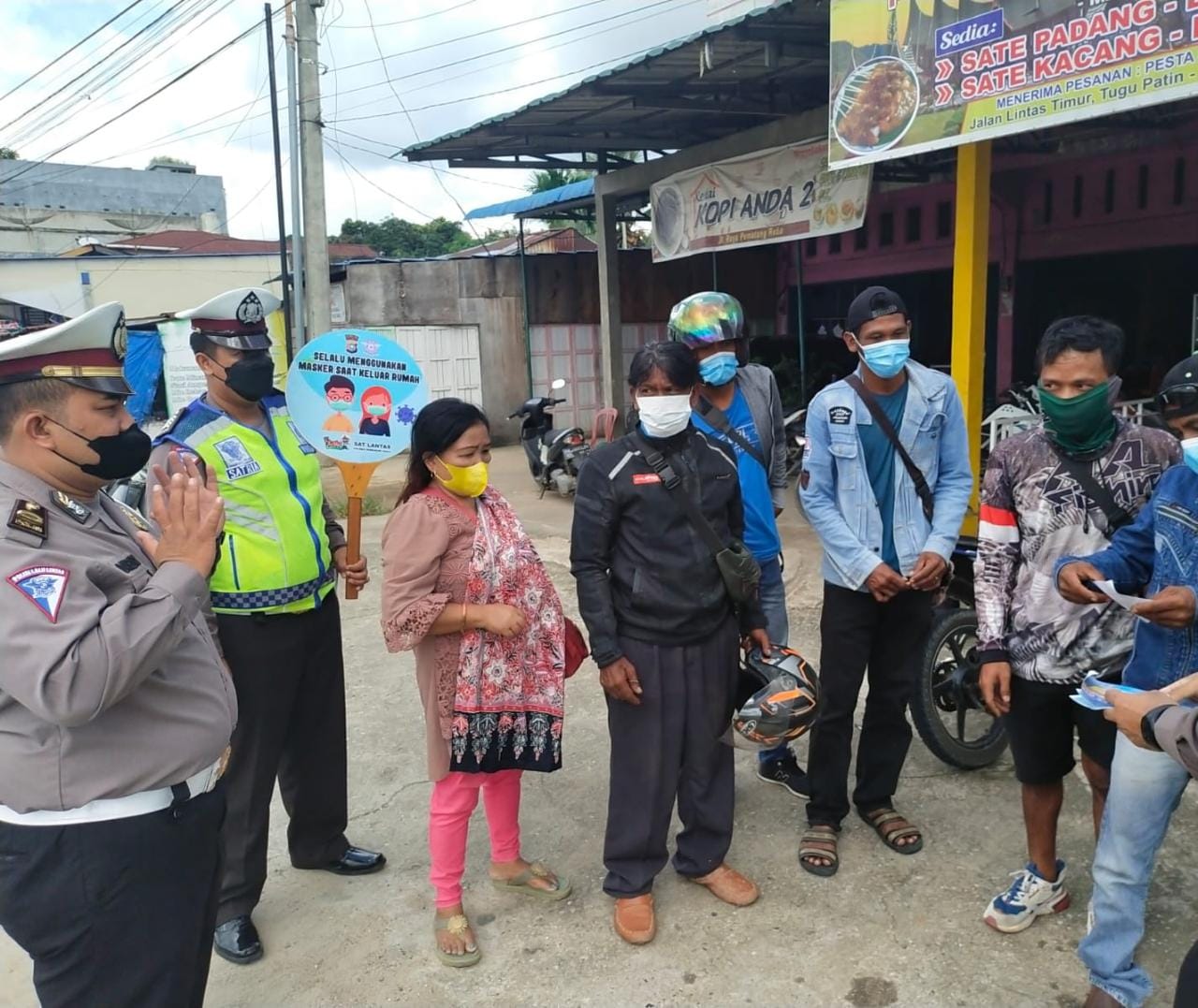 Ops Keselamatan LK 2022, Ini Kegiatan Yang Dilaksanakan Satlantas Polres Inhu