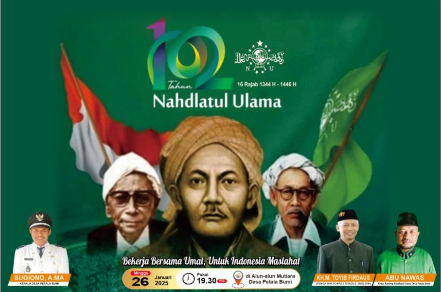 Pengurus Ranting Petalabumi Akan Peringati Harlah NU yang Ke-102