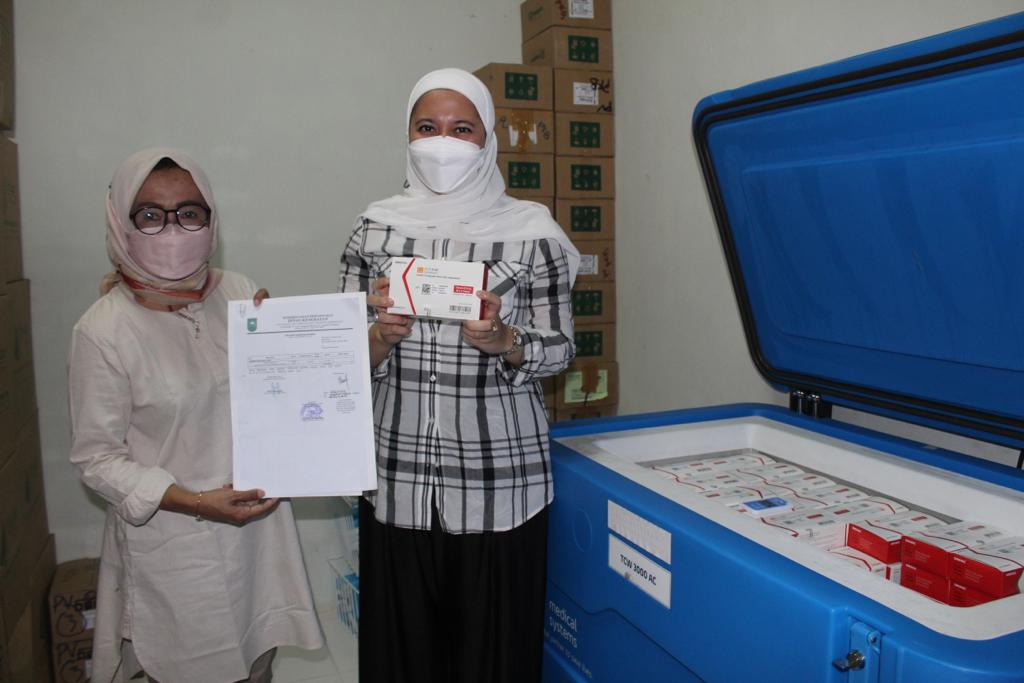 Sesuai Permintaan Bupati, 25 Ribu Dosis Vaksin Coronavac Tiba di Inhu, Siap di Distribusikan