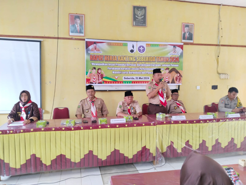 Gerakan Pramuka Kwarran Seberida, Gelar Rakerran 2024