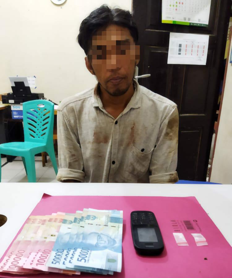 Edarkan Shabu, Warga Desa Batu Belah Ditangkap Resnarkoba Polres Kampar 
