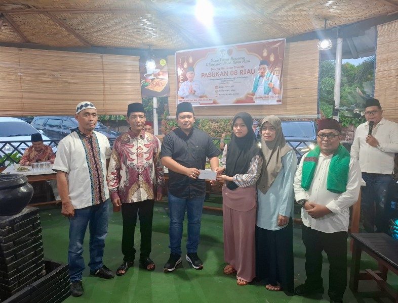 DPD Pasukan 08 Riau Gelar Buka Puasa Bersama serta Berikan Santunan dan Makanan Berbuka untuk Panti Asuhan