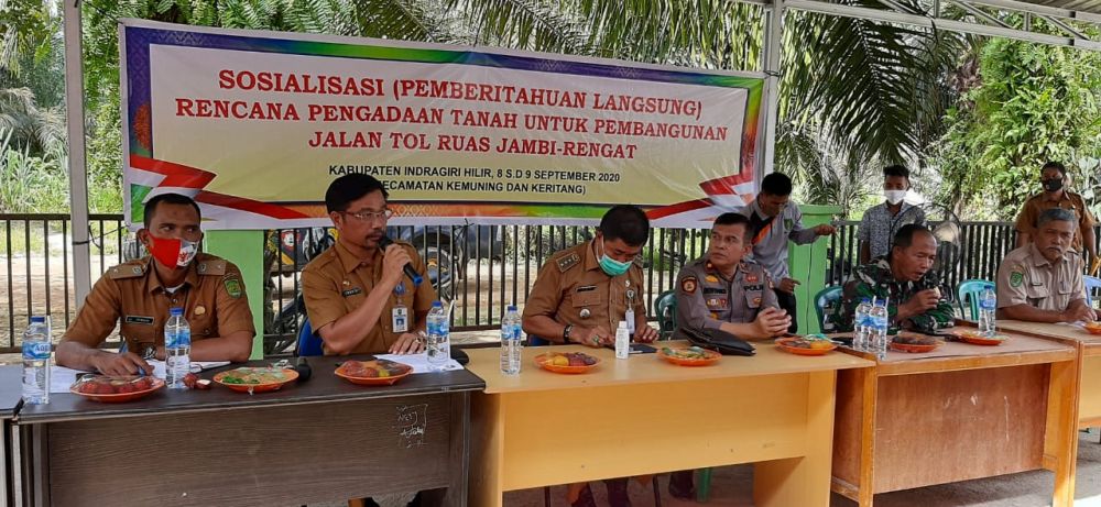 Pemprov Riau Sosialisasikan Persiapan Pengadaan Tanah Tol Jambi-Rengat