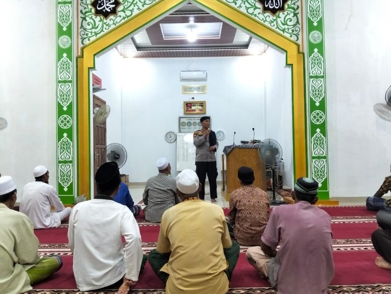 Kapolsek Kateman Ajak Warga Jaga Kamtibmas Selama Ramadhan dan Jelang Idul Fitri