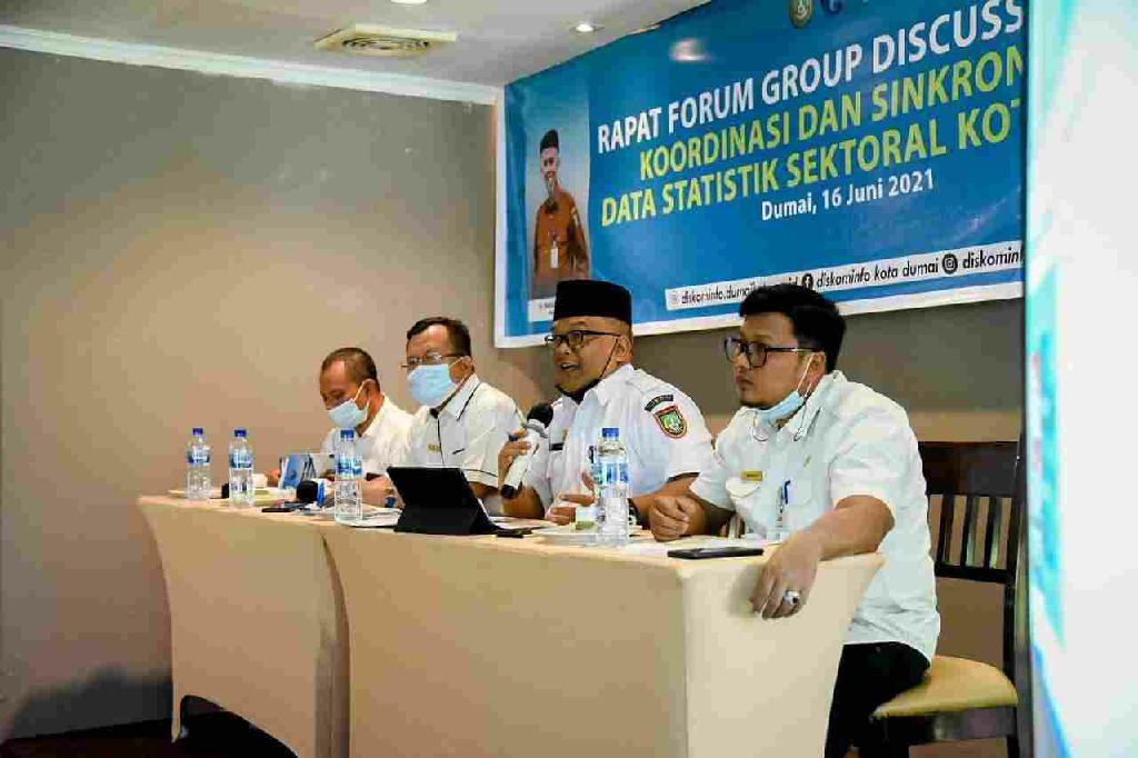 FGD Sinkronisasi Data Statistik, Plt. Kadiskominfo: Butuh Kolaborasi dan Tanggung Jawab Bersama
