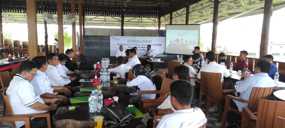 Sosialisasi kepada Kepala Desa di Inhu Dalam Rangka Penganggaran Dana Desa untuk Perlindungan 100 Pekerja Rentan