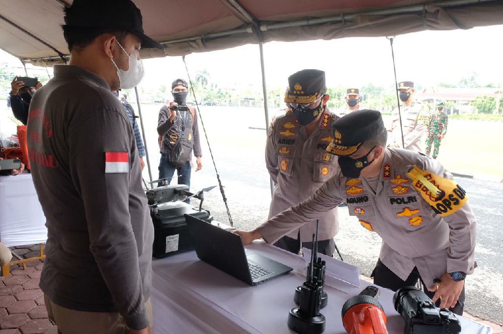 Kabaharkam Polri Apresiasi Pemanfaatan Tehnologi Untuk Penanganan Karhutla di Riau