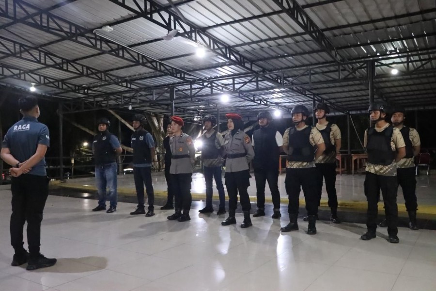 Tim Raga Polres Rohil Gelar Patroli Pemberantasan Premanisme di Objek Vital Nasional PT PHR