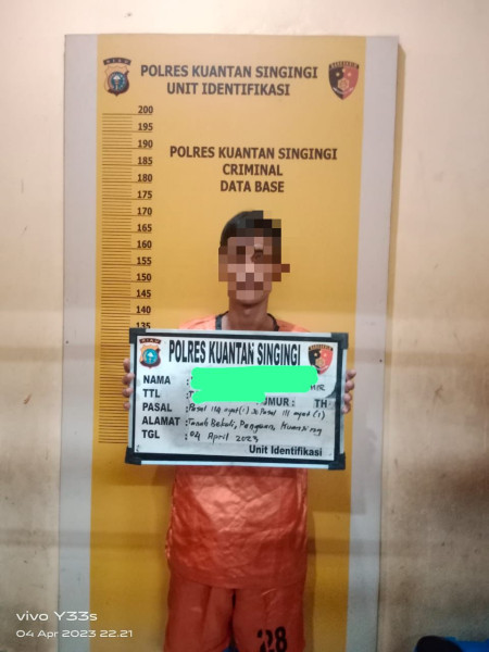 Tim Narkoba Polres Kuansing Tangkap Pengedar Seperempat Kilo Ganja