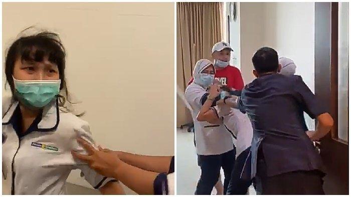 Video Viral.. Perawat RS Siloam Palembang Dianiaya Orangtua Pasien