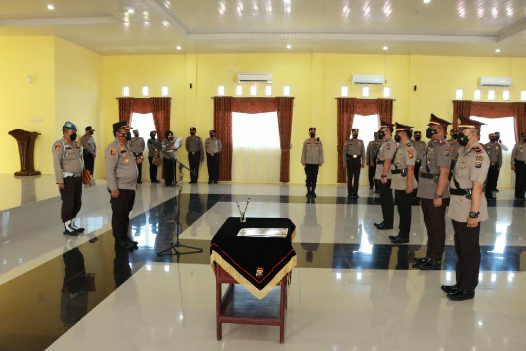 Kasat Intelkam dan Kasat Samapta Polres Kampar Hari Ini Diserahterimakan