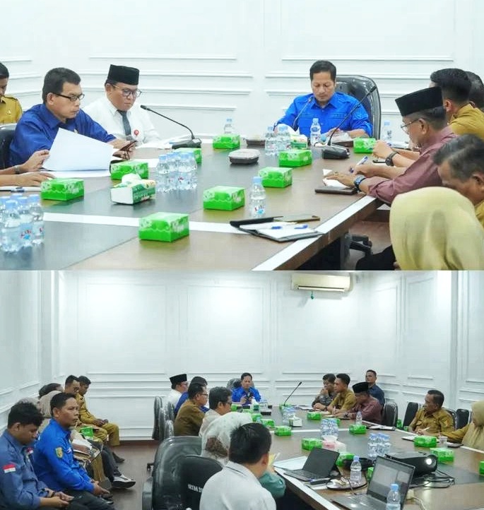 Pimpin Rapat Lanjutan Persiapan Sekolah Rakyat Wabup Kuansing  Pentingnya Sinergitas Lintas Perangkat Daerah