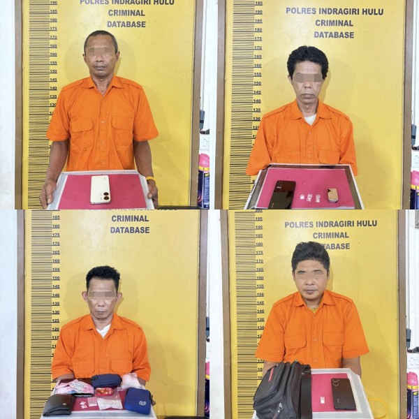 Satres Narkoba Polres Inhu Ringkus Pelaku di Tiga Lokasi, Hasilnya Oknum PNS dan P3K Paruh Waktu Ikut Terciduk