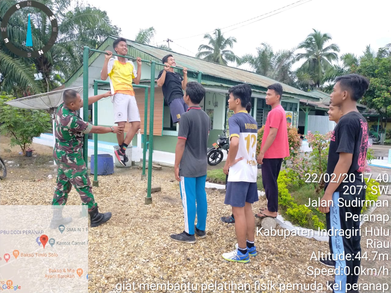 Melalui Latihan Fisik Koptu Wanudin Dorong Pemuda Kelurahan Cintai Olahraga