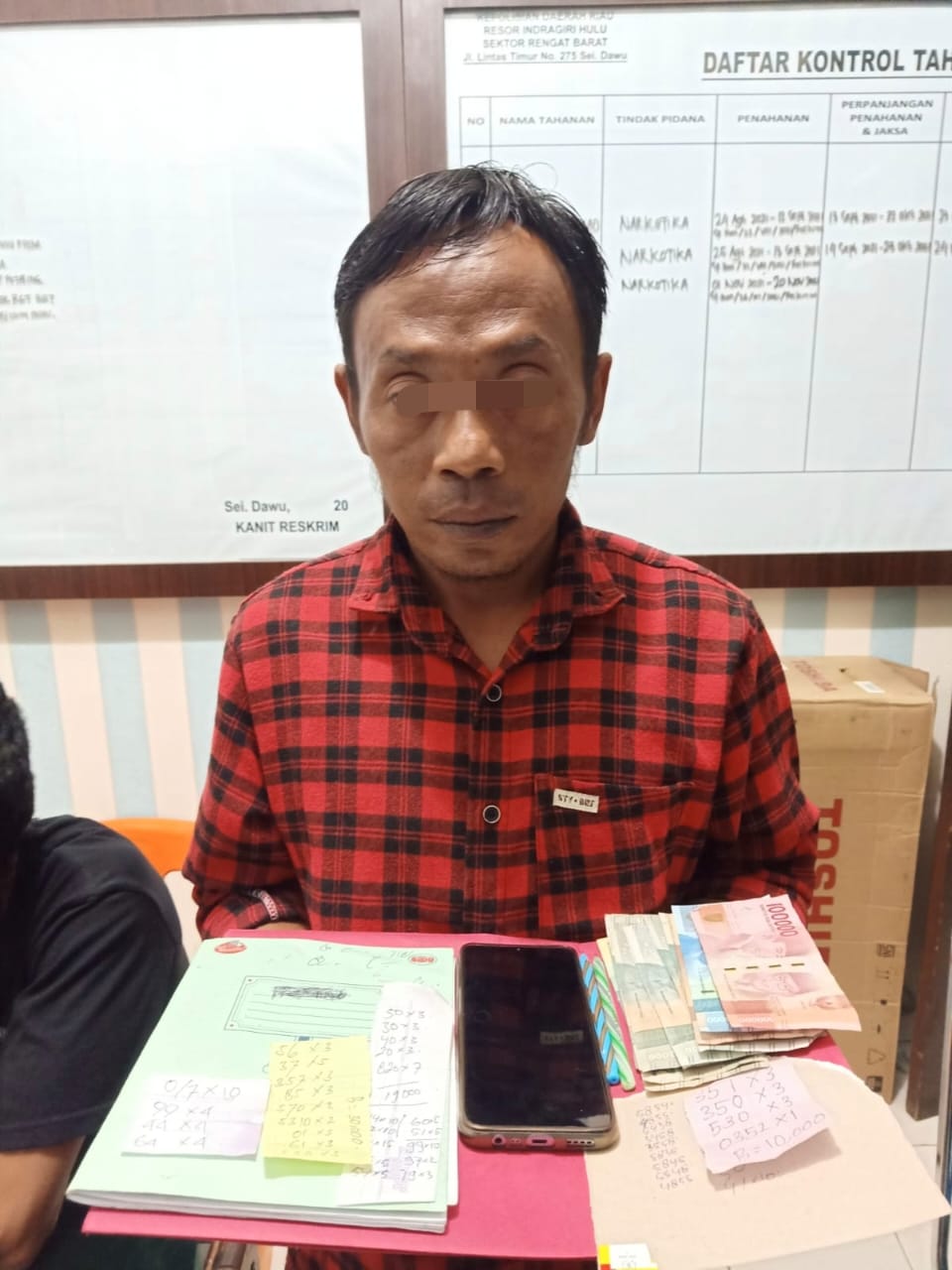 Polsek Rengat Barat Ringkus 2 Bandar Judi Togel Online