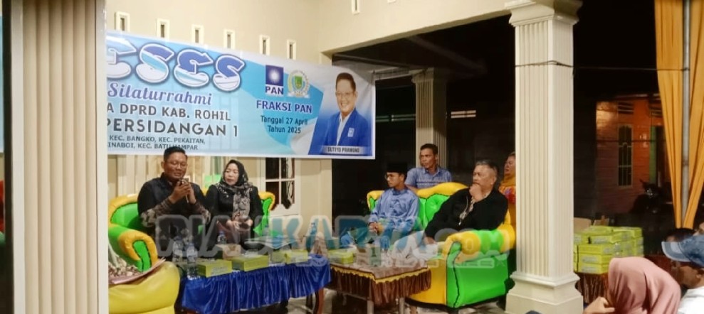 Masyarakat Sampaikan Keluh Kesah saat Reses Anggota DPRD Rohil Sutiyo Pramono