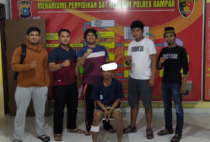 Tim Macan Polres Kampar Tangkap Residivis Curanmor, Pelaku Akui 40 Kali Nyuri Motor