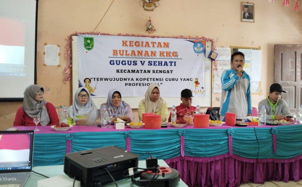 KKG Gugus V Sehati Kecamatan Rengat Matangkan Pemahaman Guru Kelas Tentang Sistem Asesmen Kompetensi