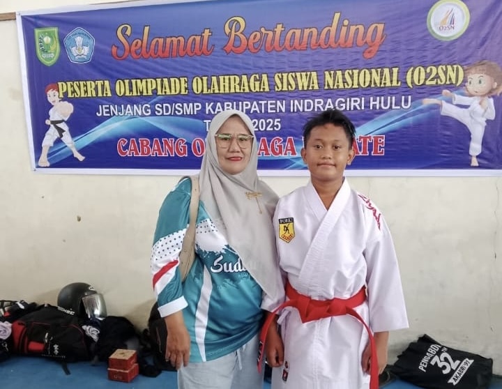Davi Dirga Erlangga: Bintang Karate SDN 019 yang Bawa Pulang Juara 1 O2SN