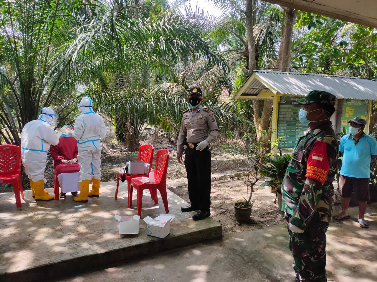 Lubuk Batu Jaya Zona Merah, 59 Warganya Terkonfirmasi Positif Covid-19