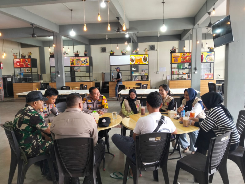 Tingkatkan Sinergi, Polsek Kateman Rutin Berkoordinasi dengan Koramil 06 dan Panwaslu Kecamatan Kateman untuk Wujudkan Pilkada Damai