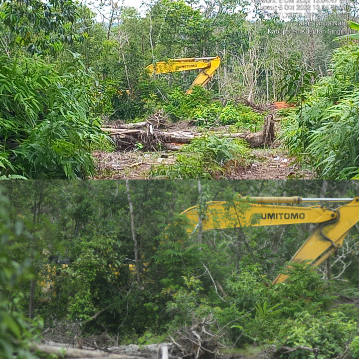 Satu Unit Alat Berat Beraktifitas PETI Di Desa Saik Kuansing Minta Kapolda Tangkap Pelaku Pemodal