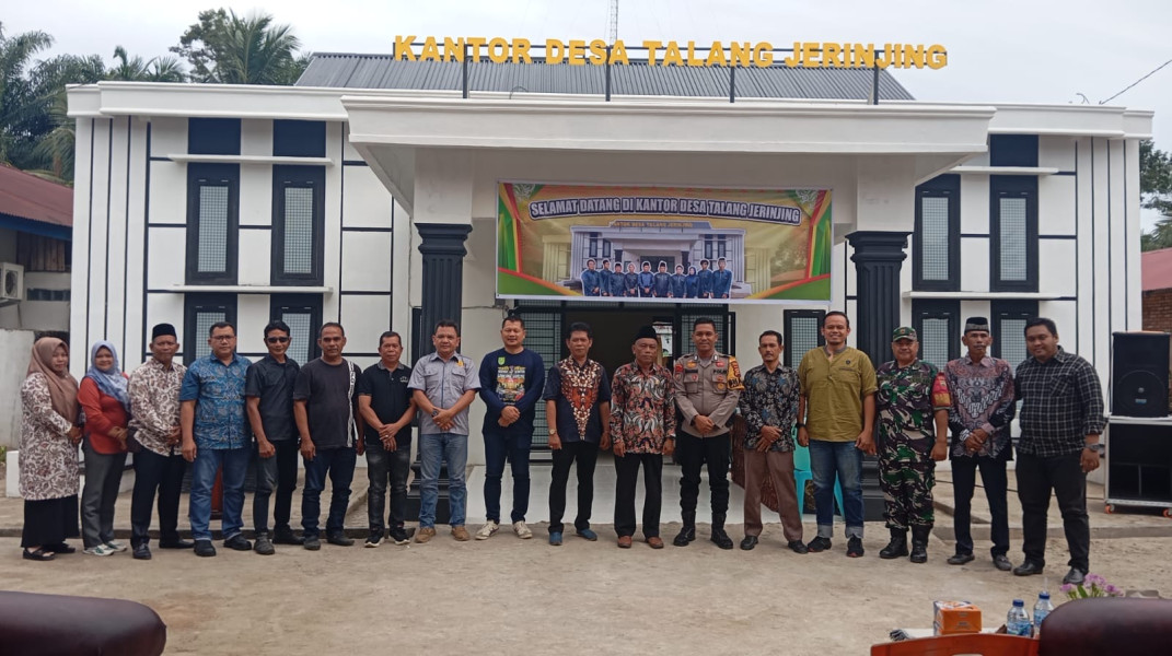 Peresmian Kantor Desa Baru, Kades Talang Jerinjing : Era Baru Dimulai