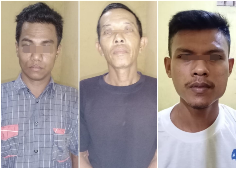 Berkat Laporan Warga, Polisi Tangkap Pencuri Sapi dan Penadah di Desa Pasir Selabau, Inhu