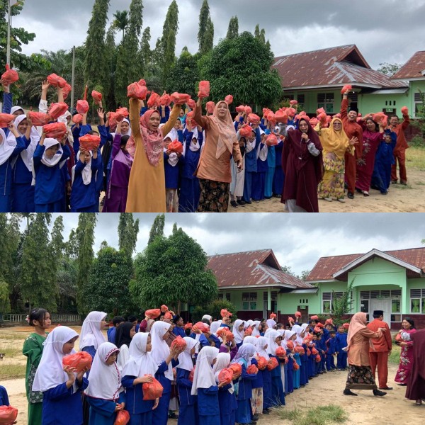 Sentuhan Ramadan di SDN 021 Berapit: Sepekan Penuh Ibadah, Ditutup Santunan untuk Siswa Yatim dan Dhuafa