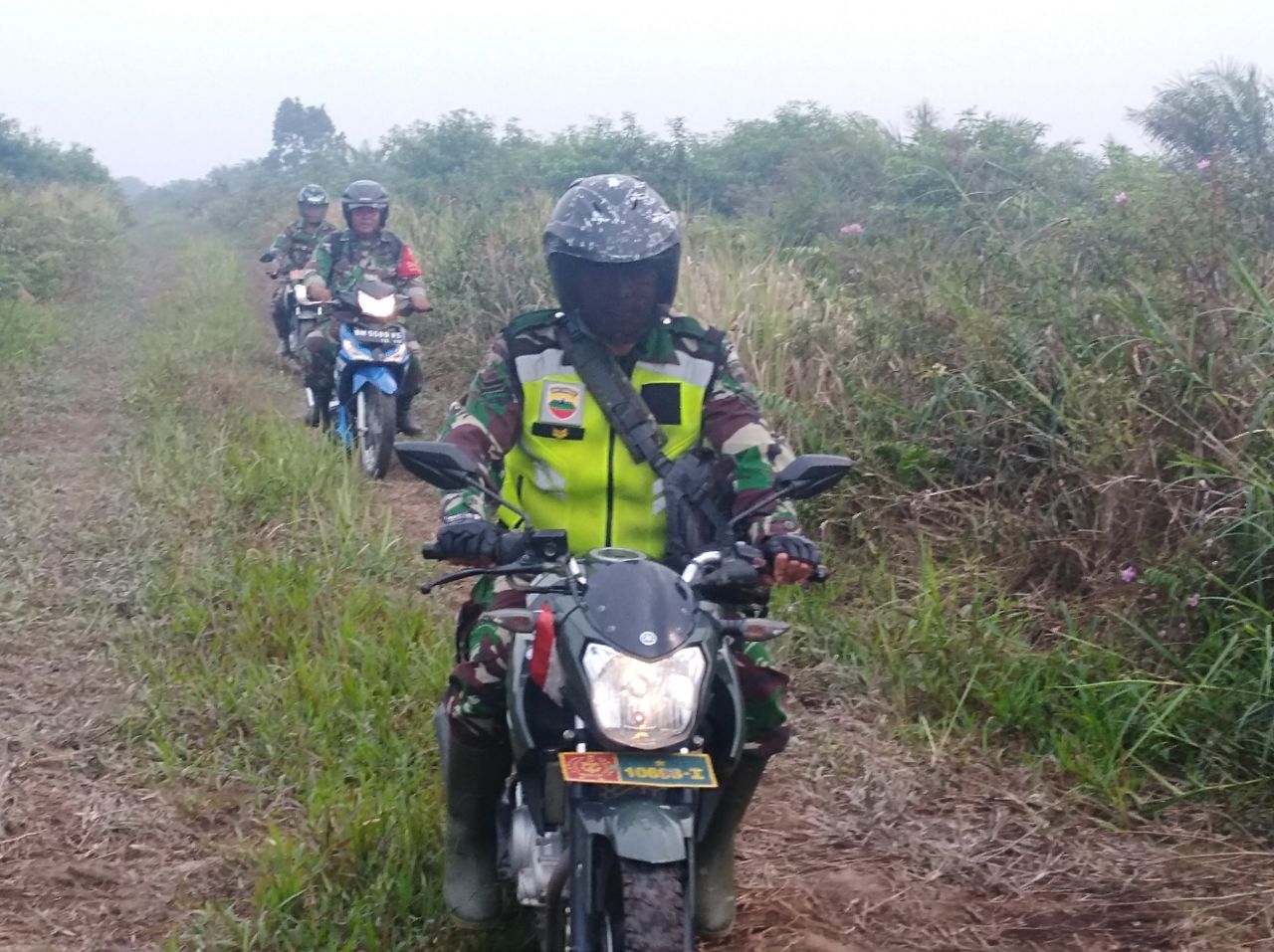 Keliling Desa, Tim 3 Laksanakan Patroli Karhutla