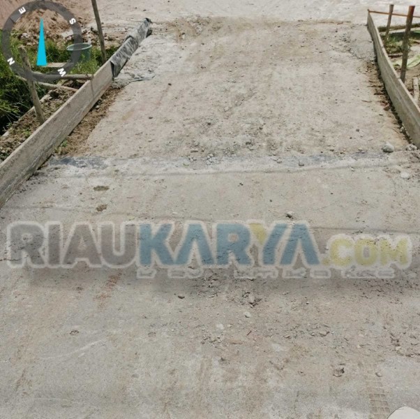 Tak Gunakan Besi Angker, Proyek Jalan Gang Restu Diduga Tak Sesuai Perencanaan Awal