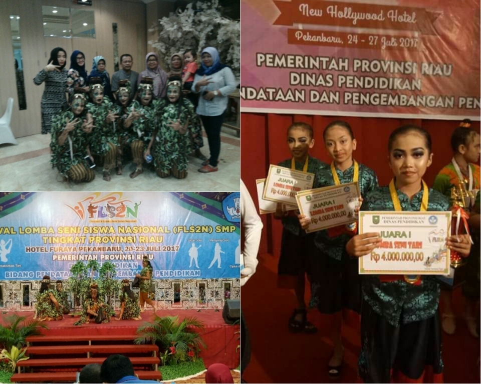 Luar Biasa, Inhu Juara Umum II FLS2N Riau Untuk Tingkat SD dan SMP