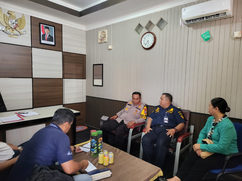 Kapolsek Kateman Gandeng Pimpinan Jemaat Nasrani untuk Wujudkan Situasi Aman Pasca Pilkada Riau