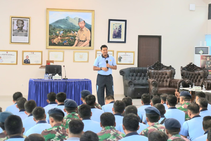 Danlanud RSA Natuna Sampaikan Informasi Penting dari Komando Atas kepada Anggota
