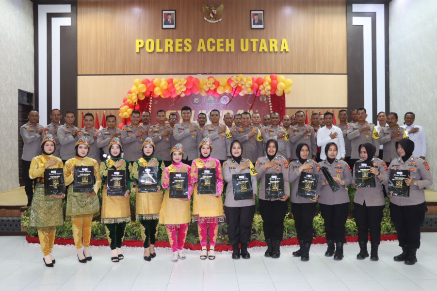 Hari Jadi Polwan ke-76, Kapolres Aceh Utara: Jangan Sakiti Hati Masyarakat