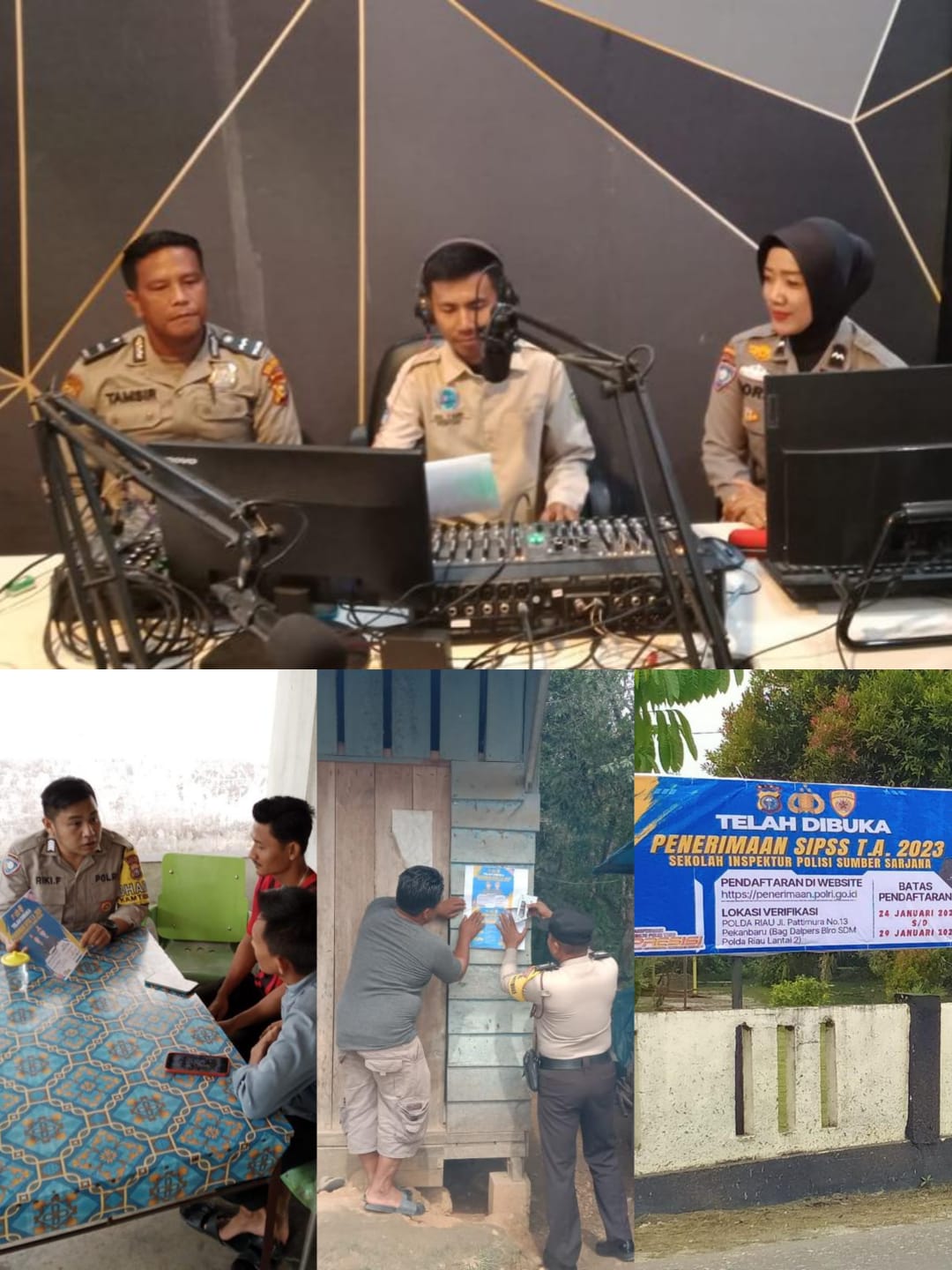 Jaring Animo  Masyarakat Untuk Menjadi Anggota Polri Melalui Jalur Sekolah Inspektur Polisi Sumber Sarjana ( SIPSS), Polres Kuansing Lakukan Sosialisasi