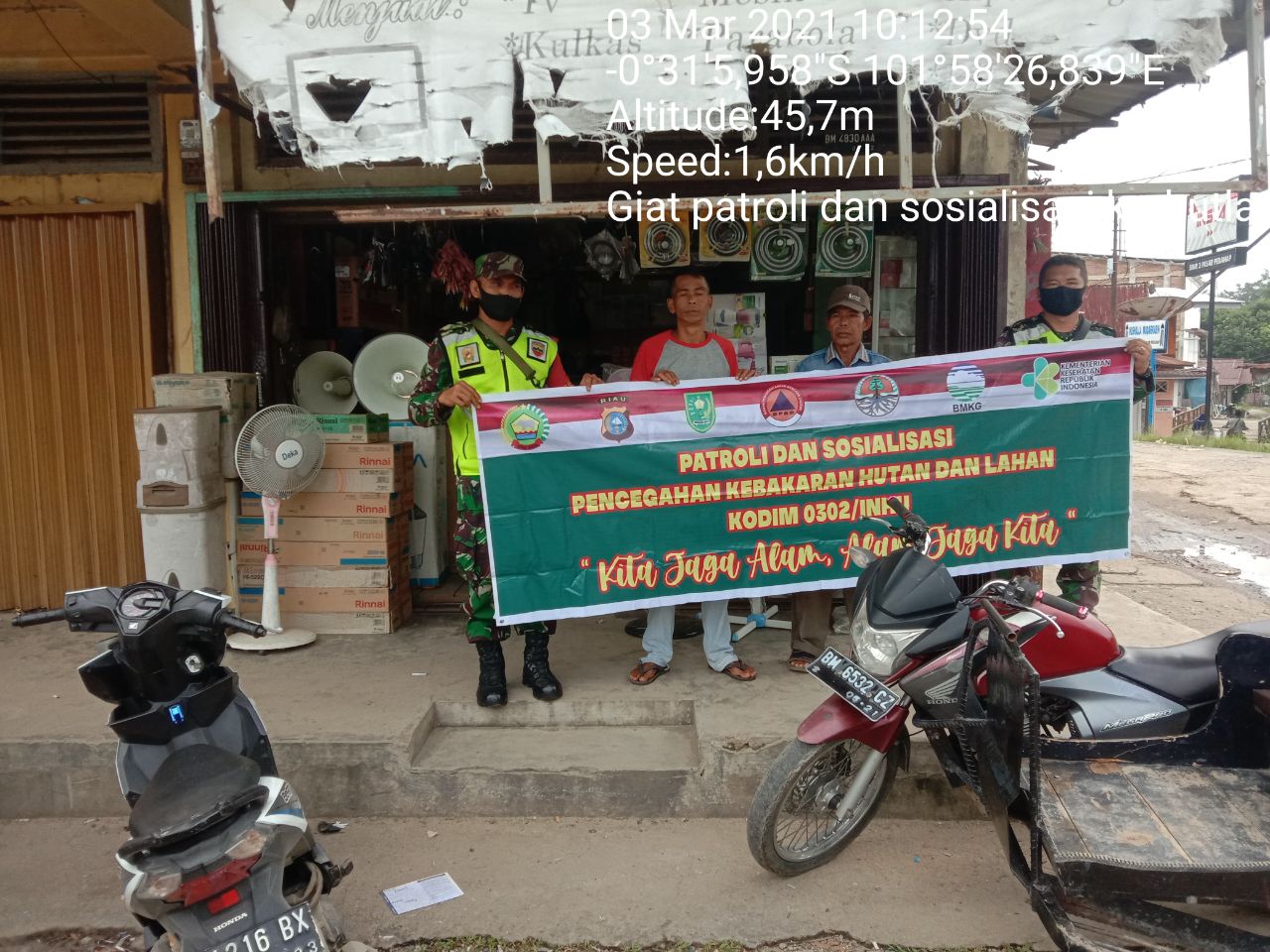 Masuk Musim Kemarau, Serda Reno Ardianto Himbau Warga Waspada Karhutla