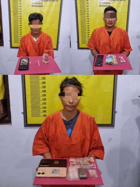 Gara-gara Narkoba Suami Kabur, Istri Cs Keciduk, DPO Ikut Terangkut Polisi