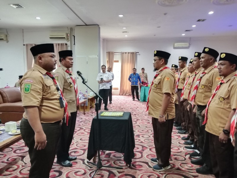 Bawaslu Rohul Lantik dan Bekali Saka Adhyasta Pemilu 2024–2025