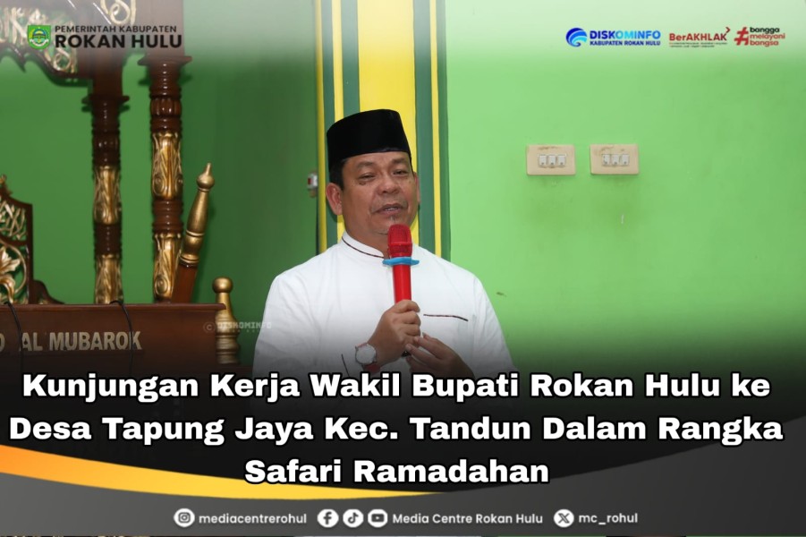 Wabup Syafaruddin Poti Hadiri Safari Ramadhan di Masjid Mubarok