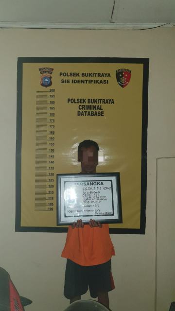 Bongkar Rumah Tetangga, Pria Pengangguran Diamankan Polsek Bukit Raya 