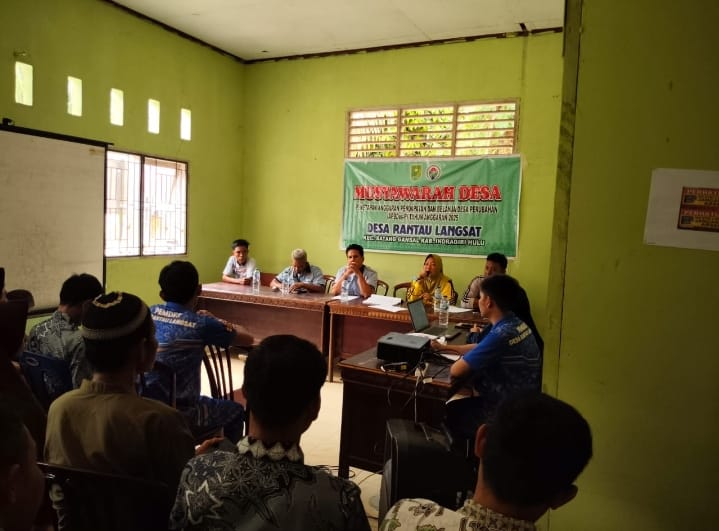 Sinergi Pemerintah dan Warga, Rantau Langsat Bahas Perubahan Anggaran 2025