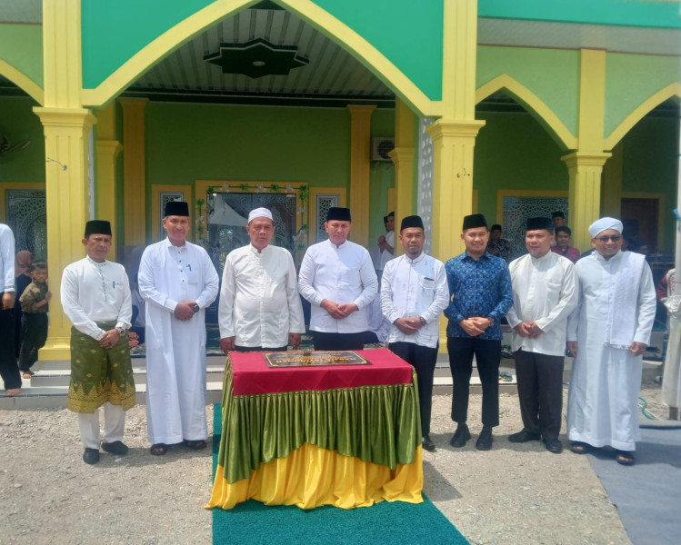 Peresmian Masjid Istiqomah, Wabup Rohul Ajak Untuk Memakmurkan Tempat Ibadah