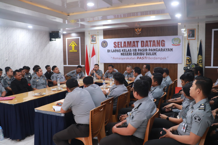 Lapas Kelas IIB Pasir Pangaraian Gelar Rapat Dinas Internal Jelang Ramadhan 2025