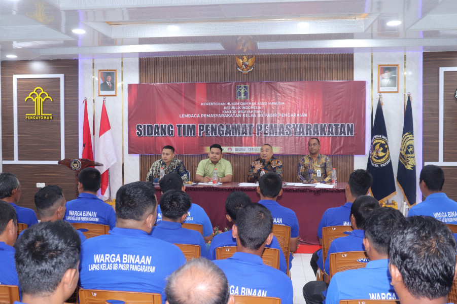 Lapas Pasir Pengaraian Gelar Sidang TPP, 36 Narapidana Diusulkan Peroleh Hak Integrasi
