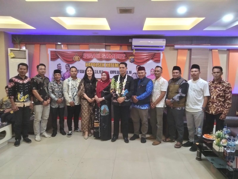 Kapolsek Kateman Gelar Pisah Sambut Kapolsek