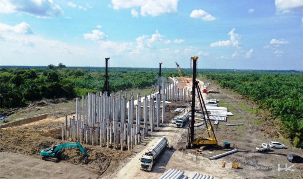 Pembangunan Persimpangan Jalan Tol Rengat - Bypass Pekanbaru Ditargetkan Rampung Tahun 2025
